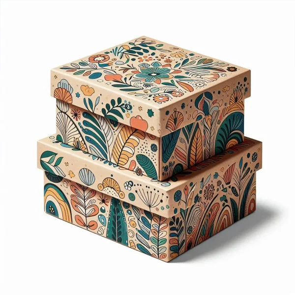 Cardboard Boxes with Lid and Tray - Image 3
