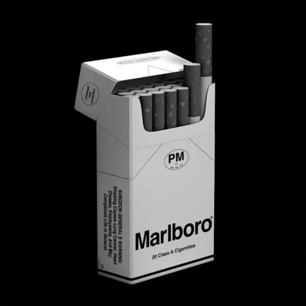 Empty Paper Flip Top Cigarette Boxes