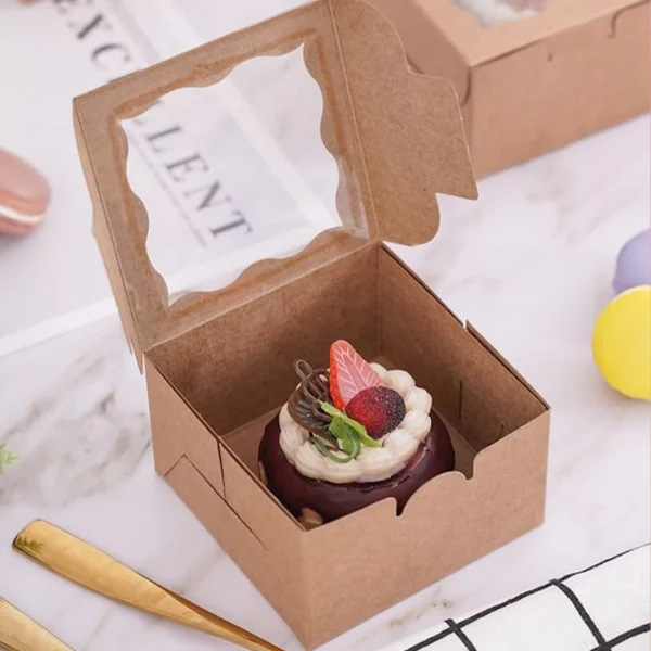 Kraft Boxes with Window - Image 3