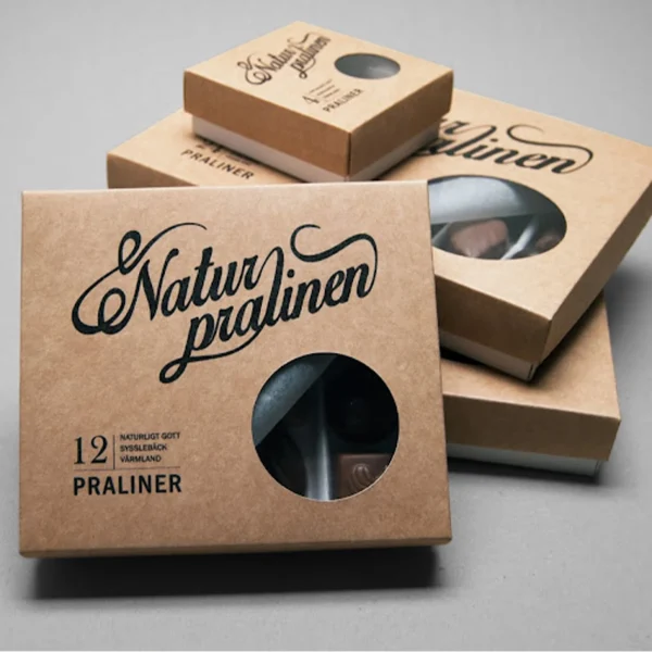 Kraft Boxes with Window - Image 2