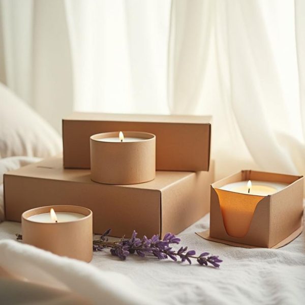 Custom Kraft Candle Boxes - Image 2