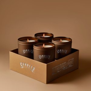 Kraft Candle Box