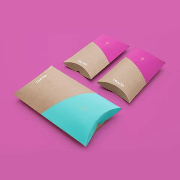 Kraft Pillow Boxes