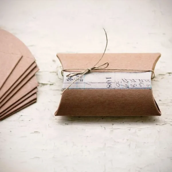 Kraft Pillow Boxes - Image 2